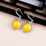 S925 Sterling Silver Ear Holder 13*13mm Earring Empty Holder Silver Ornament
