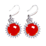 S925 Sterling Silver Ear Holder 13*13mm Earring Empty Holder Silver Ornament