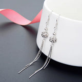 S925 Fairy Girl Earrings Sterling Silver Accessories for Women