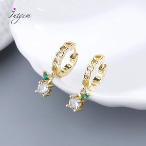 S925 Sterling Silver Earring 18K Circle Hoop Earrings For Women Wedding Jewelry