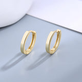 Sterling Silver Hoop Earrings Circle Ear Jewelry Gift Women
