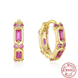 S925 Silver Earring with Zircon Inlay, Hot Selling Female Earrings