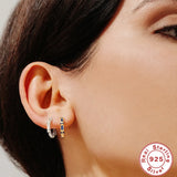 S925 Silver Earring with Zircon Inlay, Hot Selling Female Earrings