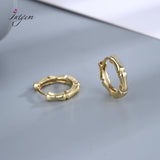 S925 Silver Classic Hoop Earrings Small Circle Hip Hop Jewelry
