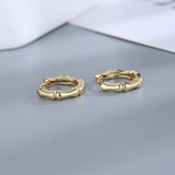 S925 Silver Classic Hoop Earrings Small Circle Hip Hop Jewelry