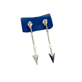 S925 Sterling Silver Earrings Triangle Pearl Stud Earrings