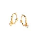 S925 Sterling Silver Zircon Earrings Wedding Jewelry Gift