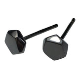 S925 Sterling Silver Geometric Earrings for Men