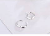 S925 Sterling Silver Earrings for Women Men Classic Ear Jewelry