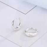 S925 Sterling Silver Earrings for Women Men Classic Ear Jewelry