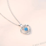 S925 Eternal Heart Pendant Necklace Gift