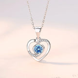 S925 Eternal Heart Pendant Necklace Gift