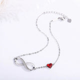 S925 Sterling Silver 8-character Infinite Bracelet