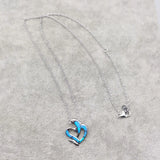 S925 Dolphin Pendant Sweater Chain Necklace