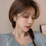 S925 Silver Bow Zirconia Stud Earrings for Women