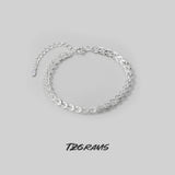 S925 Silver Glitter Bracelets for Women