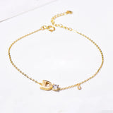 925 Silver Crystal Charm Bracelet for Women | Wedding Gift