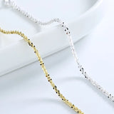 S925 Sterling Silver Bracelet 14K Plated Chain Bracelet For Women