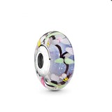 S925 Flower Charms PAN Star Glass Beads for Bracelet DIY Gift
