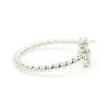 S925 Flower Ring For Pearl, DIY Jewelry Making