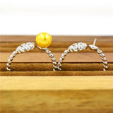 S925 Flower Ring For Pearl, DIY Jewelry Making