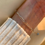 S925 Sterling Silver Sparkling Galaxy Bracelet with Crystal for Women