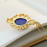 Vintage Style Lapis Lazuli Necklace Set