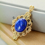 Vintage Style Lapis Lazuli Necklace Set