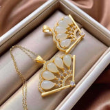 Personalized Hetian Jade Pendant with Chain