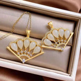 Personalized Water Drop Fan-Shaped Pendant Natural Hetian Jade