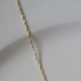 S925 Silver Plated Water Ripple Bracelet Twisted Nude Chain