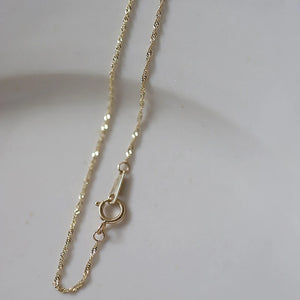S925 Silver Plated Water Ripple Bracelet Twisted Nude Chain