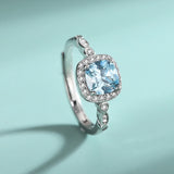 S925 Heart Of The Ocean Gemstone 3-Piece Jewelry Set