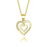 S925 Sterling Silver Heart Pendant Necklace