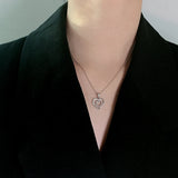 S925 Sterling Silver Heart Pendant Necklace