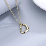 925 Sterling Silver Heart Necklace for Women - Wedding Gift Pendant