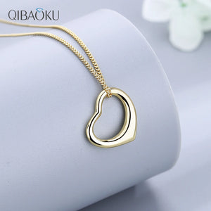925 Sterling Silver Heart Necklace for Women - Wedding Gift Pendant