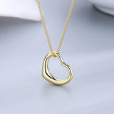 925 Sterling Silver Heart Necklace for Women - Wedding Gift Pendant