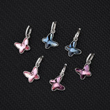 High-End Bow Stud Earrings with Austrian Crystals