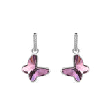 High-End Bow Stud Earrings with Austrian Crystals