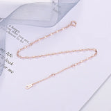 S925 Silver Rose Twist Chain Bracelet Women