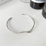 S925 Silver Wave Bracelet for Women