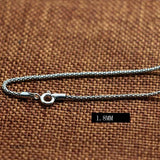 S925 Sterling Silver Chain Necklace for Women