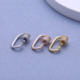 S925 Sterling Silver Turnbuckle DIY Jewelry Button Beaded Accessories