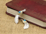 S925 Sterling Silver Takahashi Goro Feather Pendant
