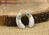 S925 Sterling Silver Takahashi Goro Feather Pendant
