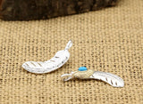 S925 Sterling Silver Takahashi Goro Feather Pendant