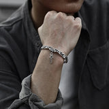 S925 Couple Opening Pendant Bangle Men's Women's Engagement Gift