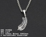 Sterling Silver Eagle Wings Feather Pendants