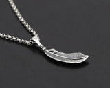 Sterling Silver Eagle Wings Feather Pendants